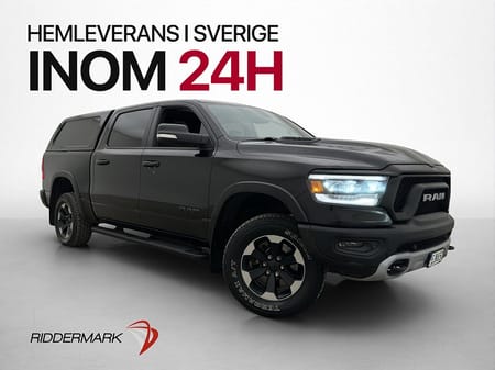 RAM 1500 Crew Cab Dodge Rebel Night 5.7 4x4  Luft Pano H/K Lastsläde Moms