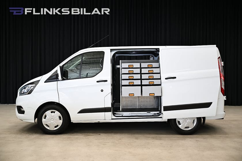 Bild 1 av Ford Transit Custom 280 130HK Automat|Servicebil|Inredd|Dubbeldörr|SeUtr