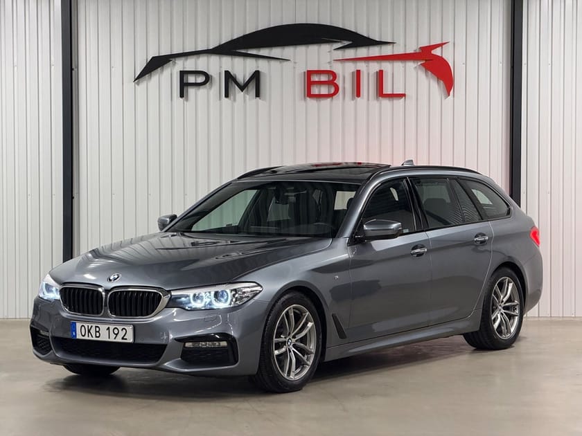 Bild 1 av BMW 520d Touring M-Sport Steptronic Panorama Läder Drag Värmare