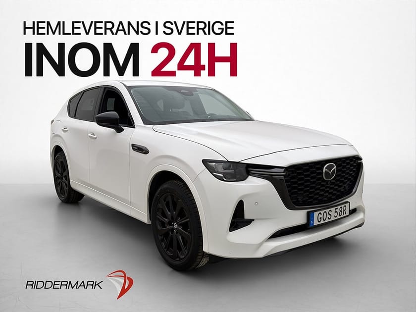 Bild 1 av Mazda CX-60 PHEV 327hk BOSE HUD 360° Navi Skinn Drag MOMS