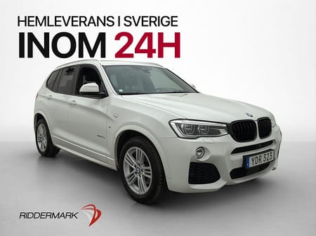 BMW X3 xDrive30d M Sport Pano H/K Drag Kamera Navi Värmare