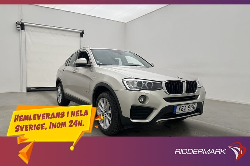 Bild 1 av BMW X4 xDrive20d Steptronic 190hk Skinn Dragkrok Hifi