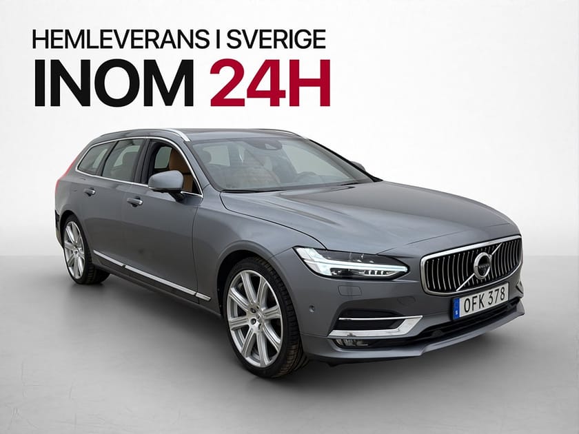 Bild 1 av Volvo V90 D5 AWD Inscription B&W HUD Pano 360° BLIS Drag