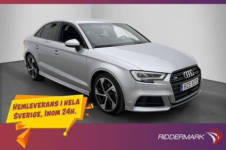 Audi A3 Sedan 35 TFSI S-Line Sensorer Massage Halvskinn