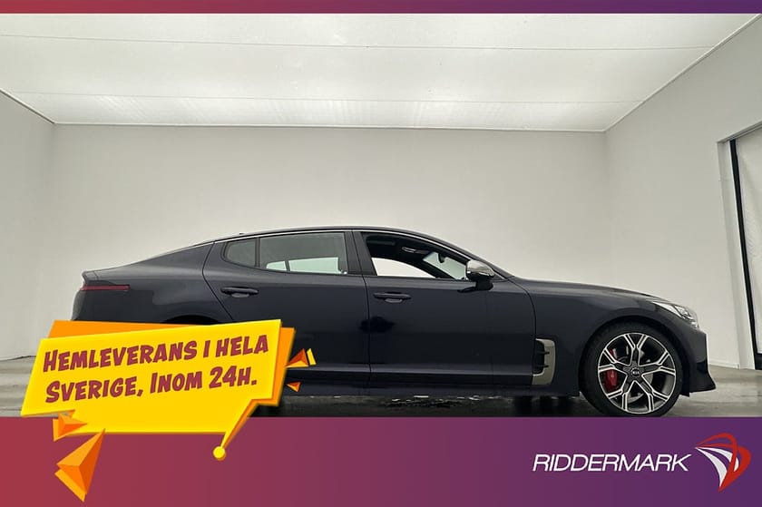 Bild 2 av Kia Stinger GT AWD 3.3  T-GDi 366hk Pano H/K HUD 360° Skinn