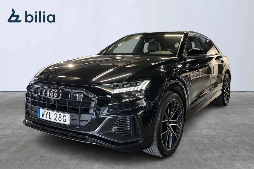 Bild 1 av Audi Q8 55 TFSI quattro S-line Dragkrok Panorama Värmare 360° B&O