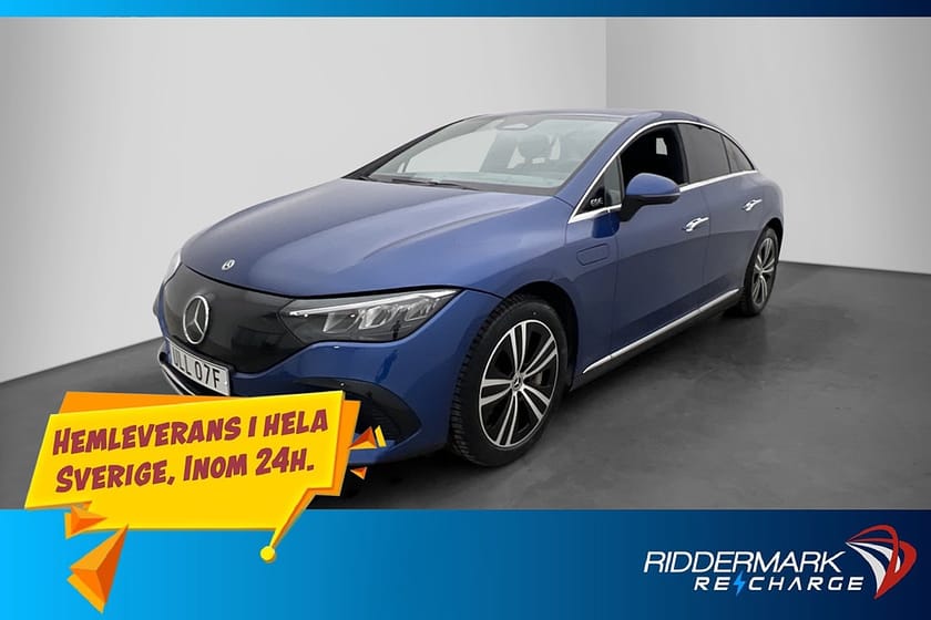 Bild 4 av Mercedes-Benz EQE 350+ 90.6 kWH Avantgarde Kamera Skinn Drag