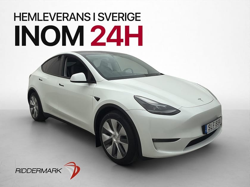 Bild 1 av Tesla Model Y Long Range AWD 514hk Pano Drag Autopilot MOMS
