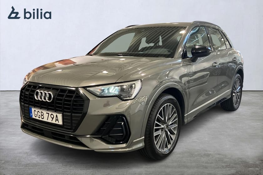 Bild 1 av Audi Q3 40 TDI quattro S-line Parkeringssensorer fram/bak Elektrisk baklucka keyless  Infällbar dragkrok farthållare