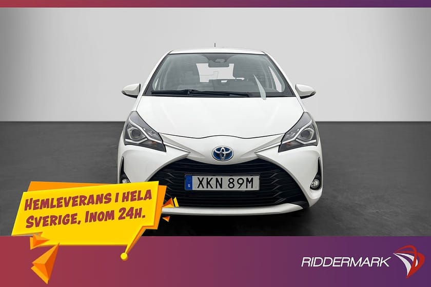 Bild 2 av Toyota Yaris Hybrid e-CVT 101hk Active Kamera Farthållare