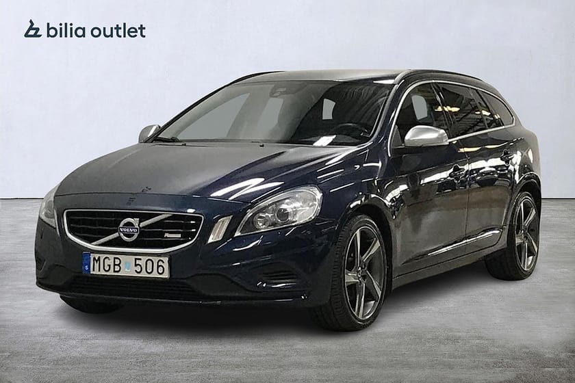 Bild 1 av Volvo V60 T4 aut R-Design 180hk P-värm PDC KamremBytt