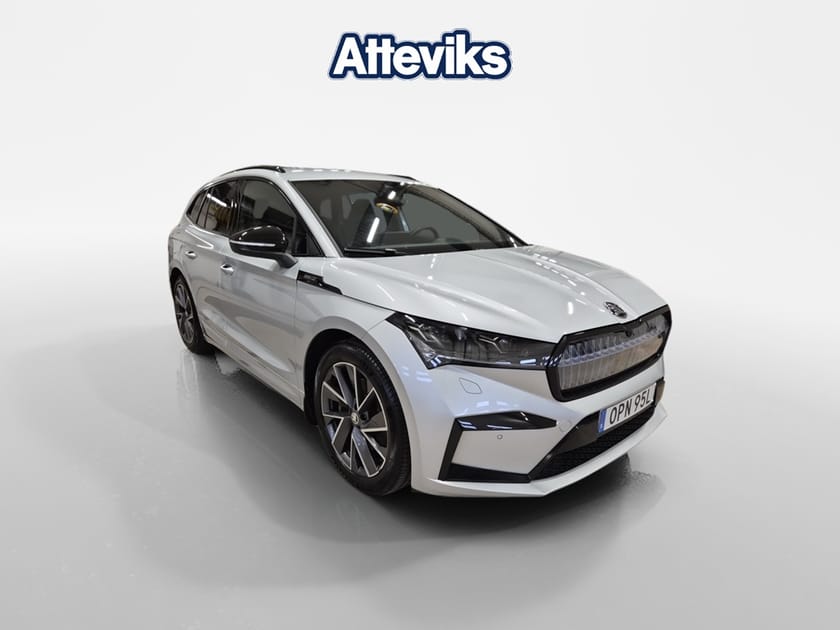 Bild 1 av Škoda Enyaq iV 80x 82 KWH 265Hk *360-kamera, Crystal Face*