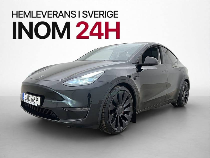 Bild 1 av Tesla Model Y Performance 534hk AWD Autopilot MOMS Drag