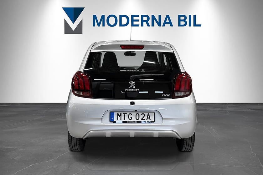 Bild 4 av Peugeot 108 5-dörrar 1.0 VTi Euro 6 Backkamera Bluetooth AC Sv-såld
