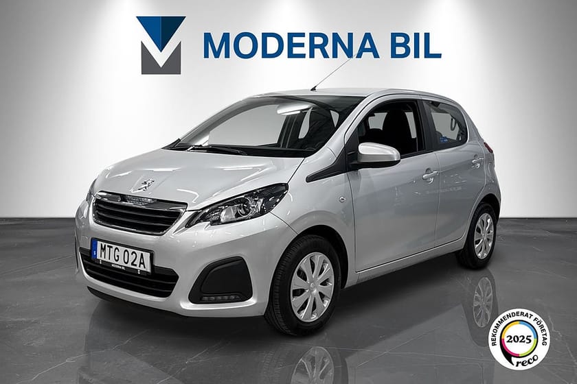 Bild 1 av Peugeot 108 5-dörrar 1.0 VTi Euro 6 Backkamera Bluetooth AC Sv-såld