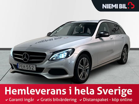 Mercedes-Benz C 220 T d 4MATIC 4M 9G Avantgarde Drag Skinn Dvärm MoK S/V-hjul