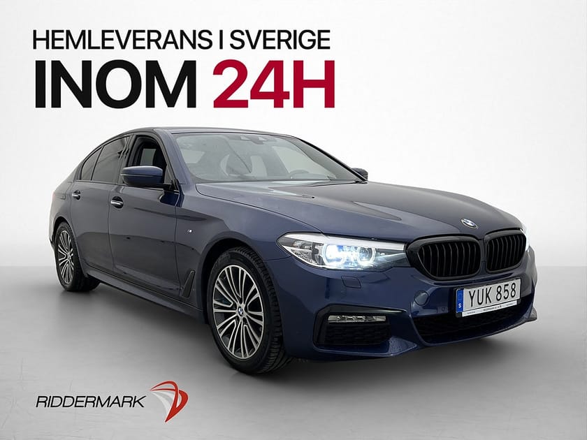 Bild 1 av BMW 520d xDrive Sedan 520 M Sport Drag Kamera HiFi Rattvärme