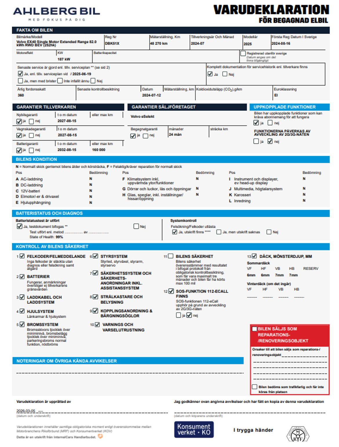 Volvo EX40 2025 - miniatyr 20