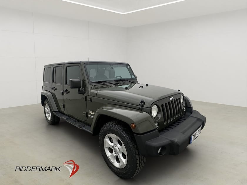 Bild 1 av Jeep Wrangler Unlimited 2.8 4WD 200hk Sahara Dragkrok Navi Skinn
