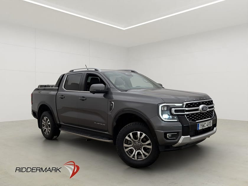 Bild 3 av Ford Ranger Dubbelhytt Platinum 240hk e-4WD Värm Drag Skinn Släde Moms