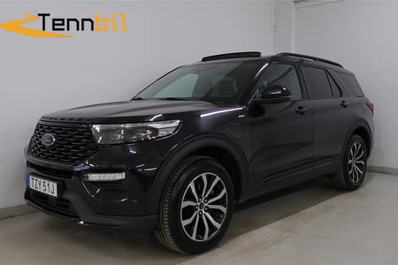Ford Explorer Plug-In Hybrid 7-Sits MOMS ST-Line Pano Drag B&O 360° 457hk