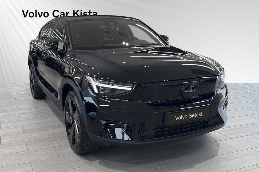 Bild 1 av Volvo EC40 Twin Motor Performance UltraBlack Pano 360Kamera