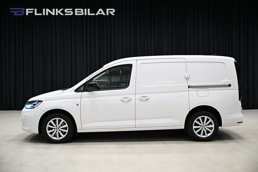 Bild 2 av Volkswagen Caddy Cargo Maxi DSG 122HK Nedlackad|LED|Inredd|Dubbeldörr|Leasbar|SeUtr