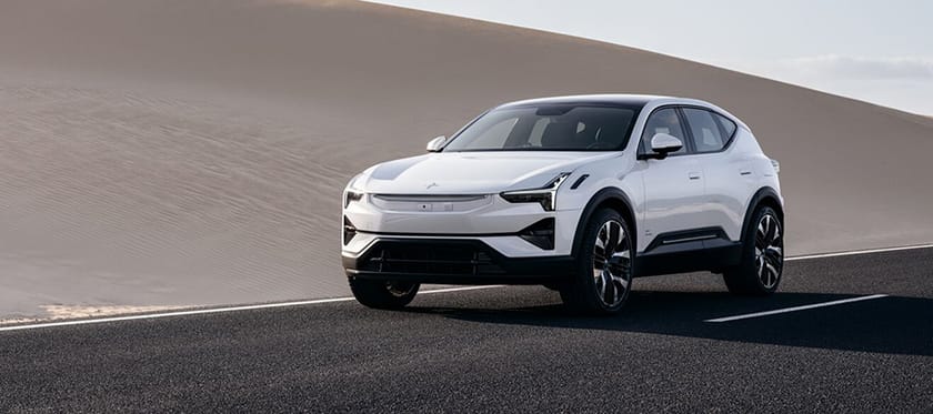 Polestar 3 företagsleasing från 7995 kr/mån ex moms bakgrundsbild