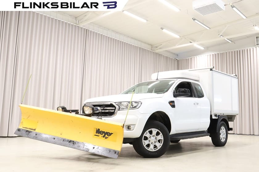 Bild 1 av Ford Ranger SuperCab 160HK Kåpa Plogbil BraUtrustning EnÄgare Moms