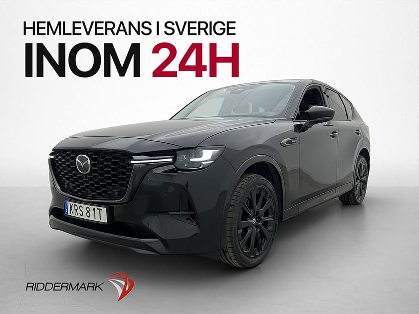 Bild 1 av Mazda CX-60 PHEV AWD 327hk Homura Bose 360° HuD Skinn Moms