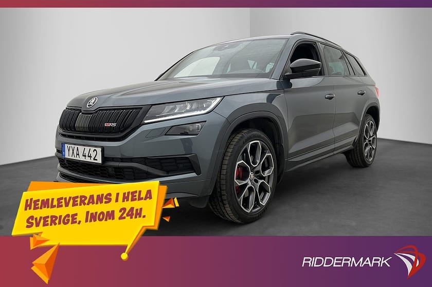 Bild 3 av Škoda Kodiaq RS 7-Seater Skoda 2.0 TDI 4x4 240hk 7Sits D-Värm Cockpit B-Kam