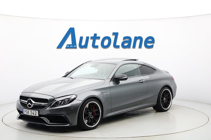 Bild 4 av Mercedes-Benz AMG C 63 S Coupé C63 Panorama, Burmester, 360° 510hk