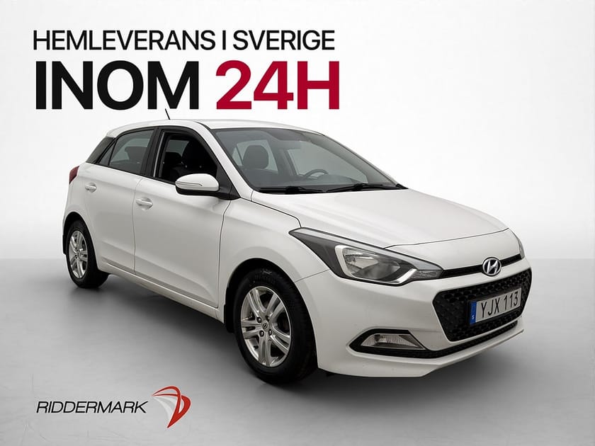 Bild 3 av Hyundai i20 1.4 101hk Premium Bluetooth Rattvärme En-Brukare