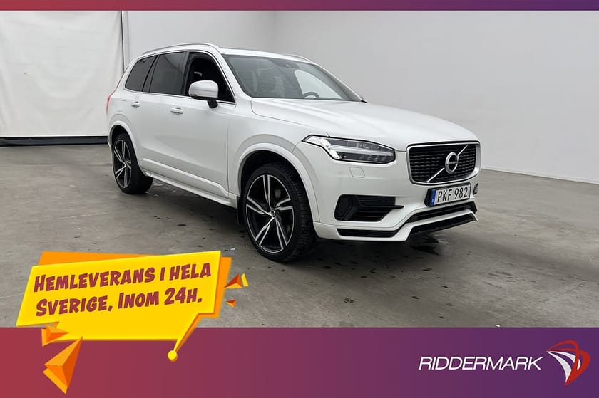 Bild 1 av Volvo XC90 T8 AWD 7-Sits R-Design Pano VoC HuD Kamera  Drag