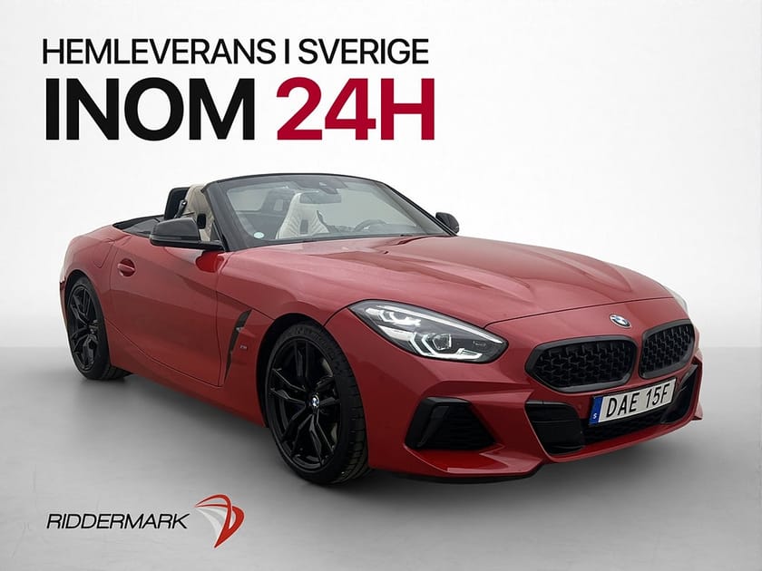Bild 1 av BMW Z4 M40i 340hk Adaptiv-Fjädring H/K HUD Kamera Svensksåld