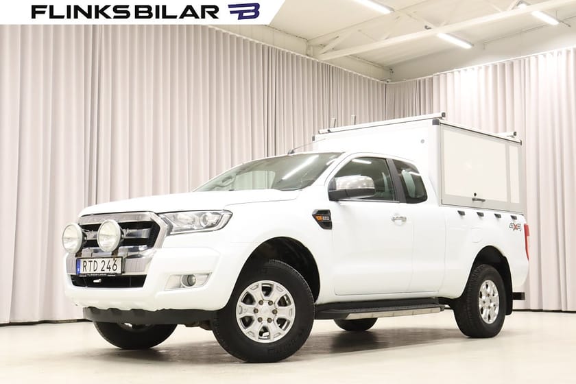 Bild 1 av Ford Ranger SuperCab 2.2 TDCi 160HK Automat|Kåpa|Inredd|Drag|Värmare