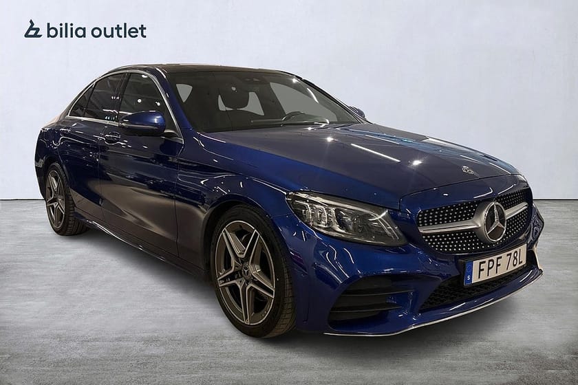 Bild 5 av Mercedes-Benz C 220 d AMG Line / Värmare / 360 / Pano  /Burmester /Drag