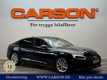 Audi A5 Sportback 45 TFSI quattro Q S line Carplay B-kamera Värmare Dra