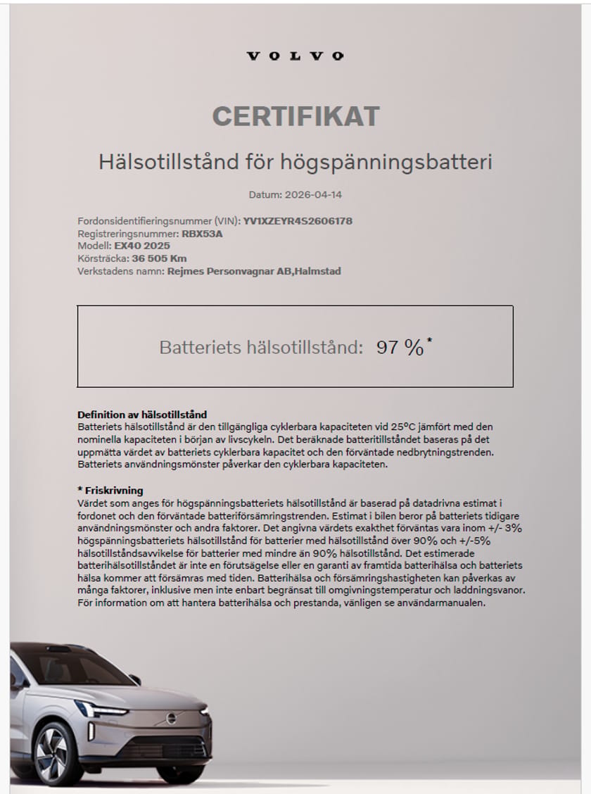 Bild 5 av Volvo EX40 Twin Motor Performance UltraBlackSE | Drag | Pixel Tech |