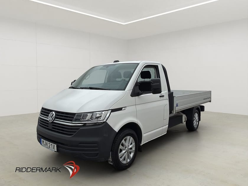 Bild 3 av Volkswagen Transporter Chassi Cab Flakbil Värm 3-Sits Drag CARPLAY Moms