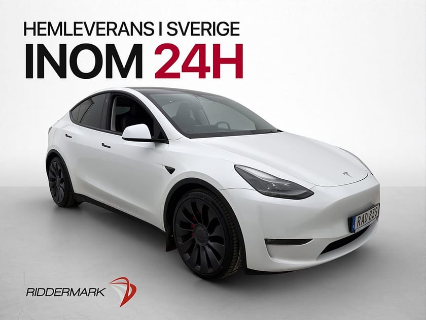 Bild 4 av Tesla Model Y Performance Pano Värmepump Kamera AP Drag