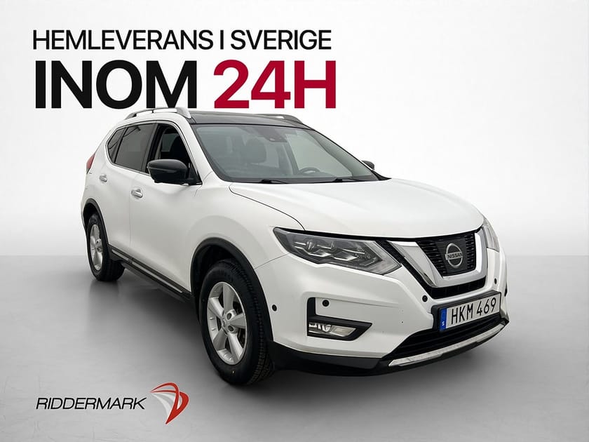Bild 1 av Nissan X-Trail 4x4 177hk Tekna 7-Sits Pano 360° Skinn Drag