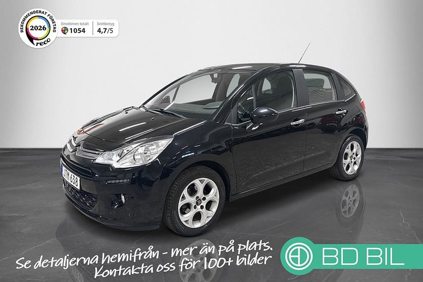 Bild 1 av Citroën C3 PureTech e-VTi DRAG TVÅ BRUKARE 0,39L/MIL 360:- SKATT