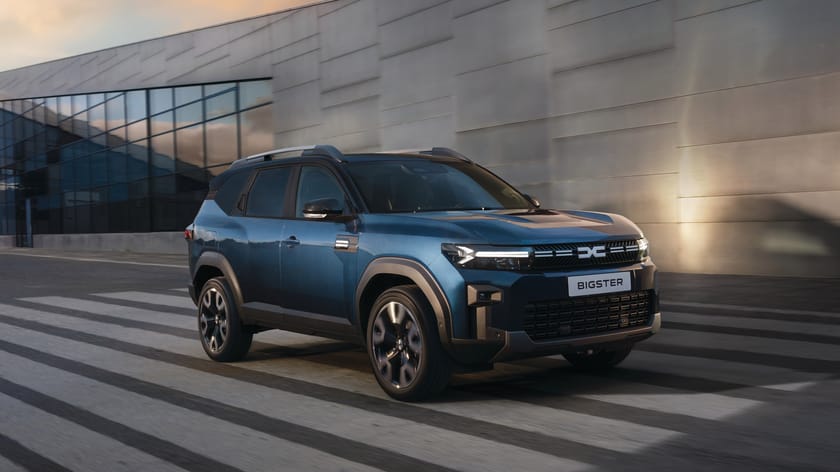 Nya Dacia Bigster bakgrundsbild