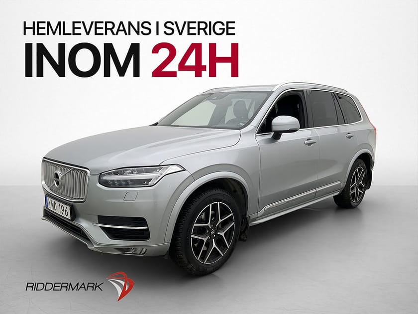 Bild 1 av Volvo XC90 D5 AWD Inscription VOC D-Värmare 360° Drag Skinn