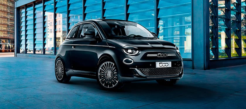 Nya Fiat 500 hybrid från 264 900 kr bakgrundsbild