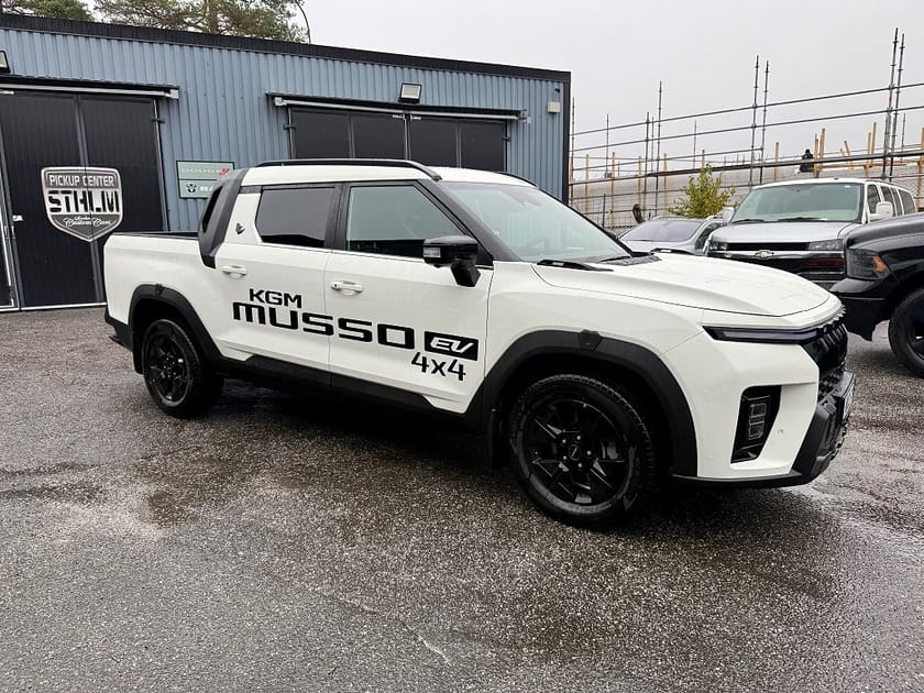 Bild 1 av KGM Musso EV 4x4 Blackline 80,6kwh inkl vagnskadegaranti