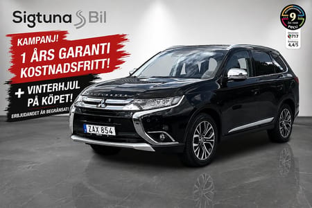 Mitsubishi Outlander 2.0 4WD CVT Business 7 Sits / Läder / Elstol / Drag