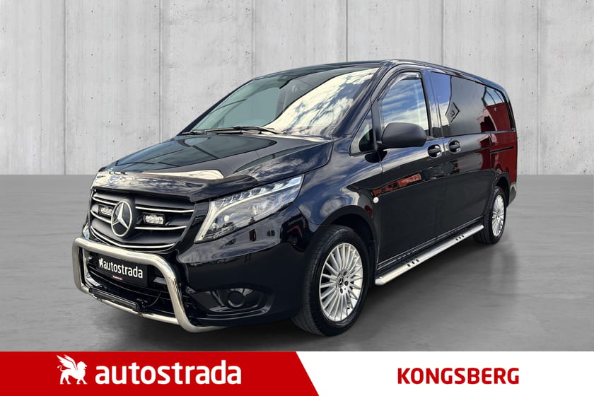 Bilde 1 av Mercedes-Benz Vito 119 CDI 4x4 3.0t 190 HK/4x4/AUT/KROK/WEBASTO/DISTR/SKINN/ILS/ACC/++