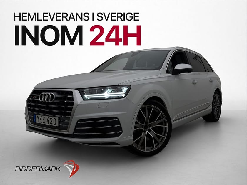 Bild 1 av Audi SQ7 4.0 TDI Q V8 Pano Cockpit 7-Sits BOSE Skinn 435hk